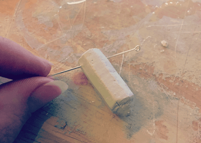 DIY Clay Healing Stone Crystal Pendant