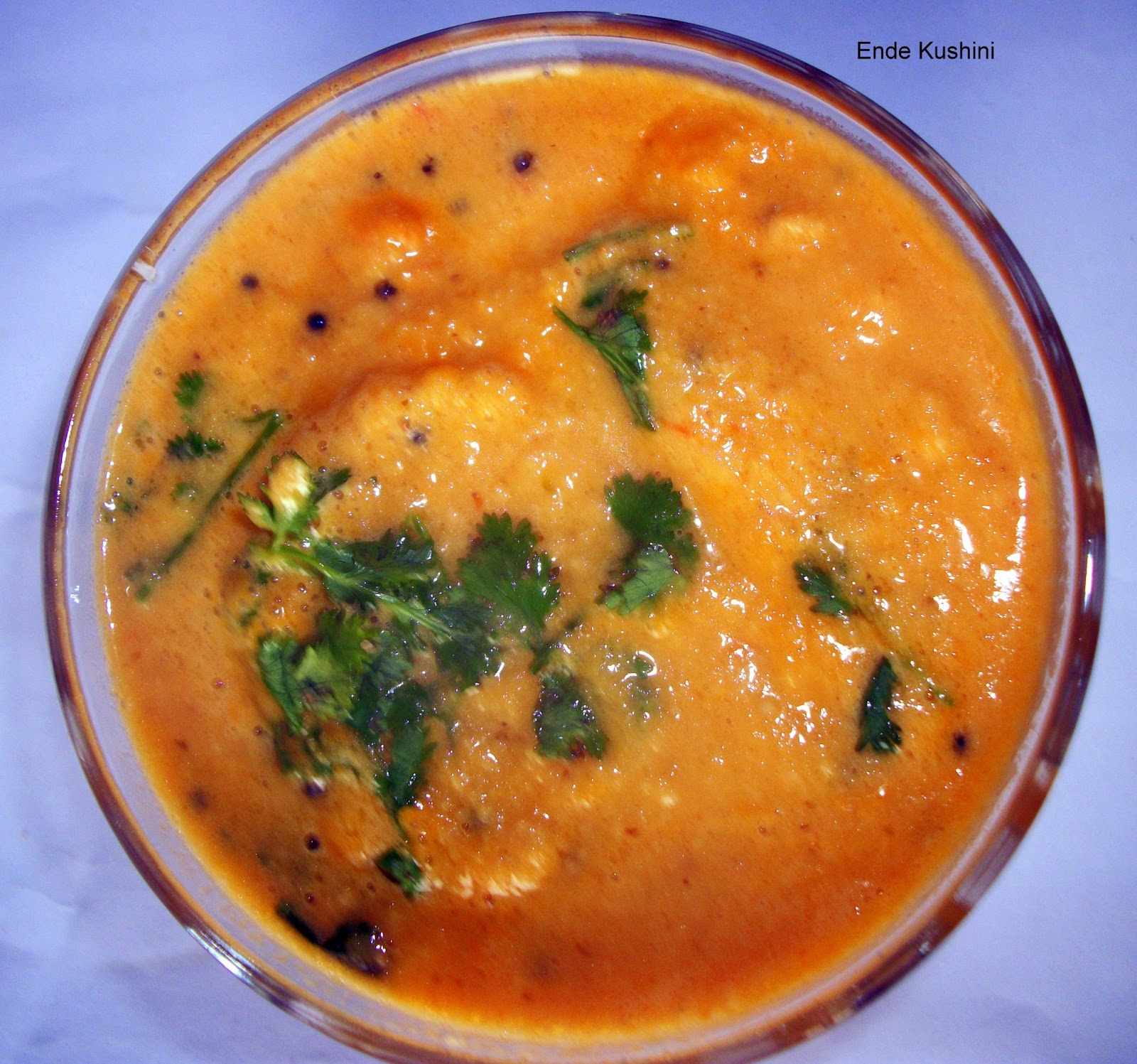 Ende Kushini OnionTomatoCoconut Chutney