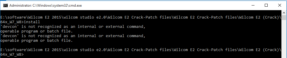 Devcon failed wilcom e2 test Devcon failed wilcom e2 test