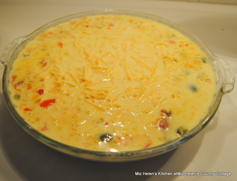Ham and Sweet Pepper Crustless Quiche
