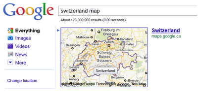 Switzerland Map Box Boundary