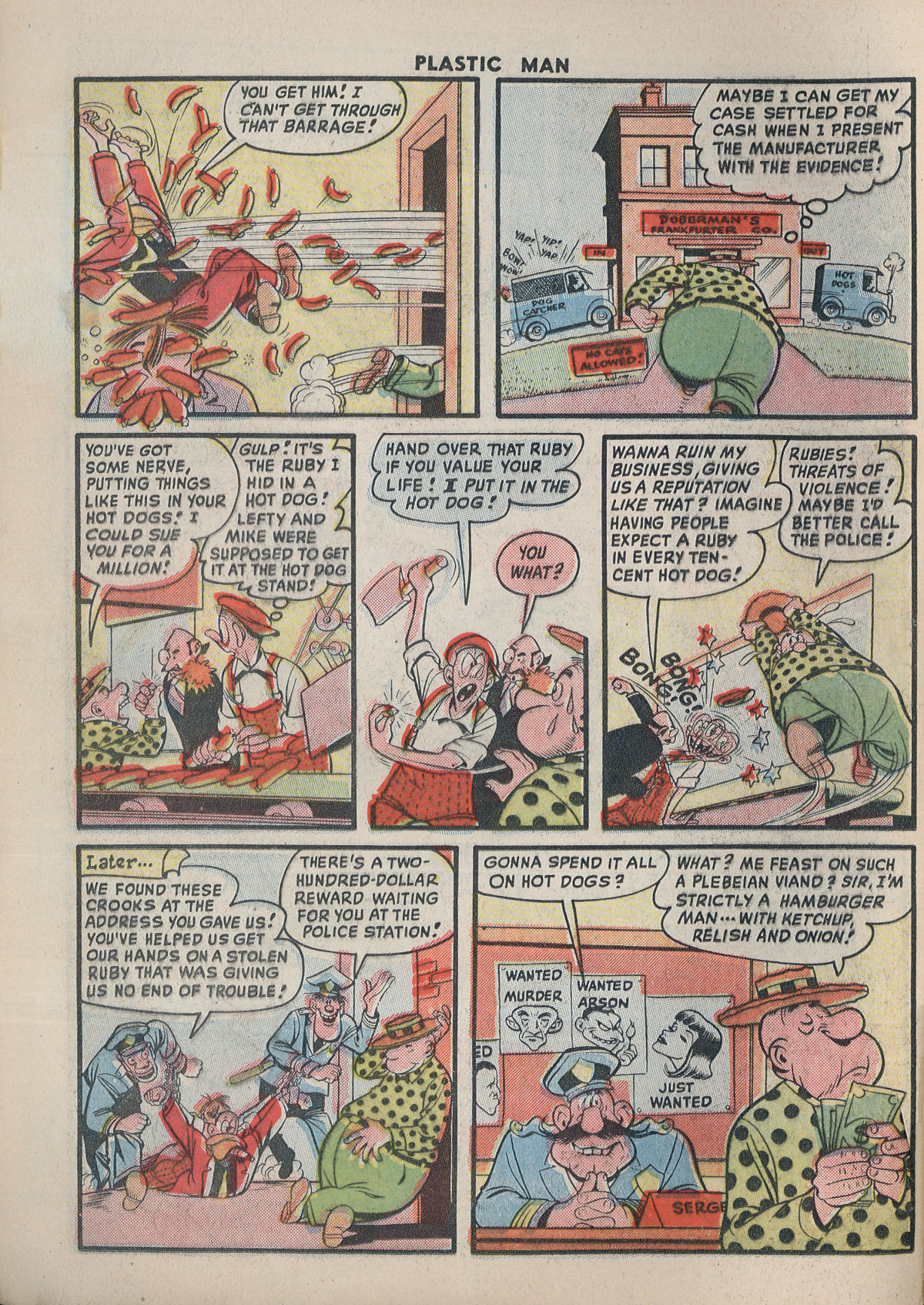 Read online Plastic Man (1943) comic -  Issue #18 - 21