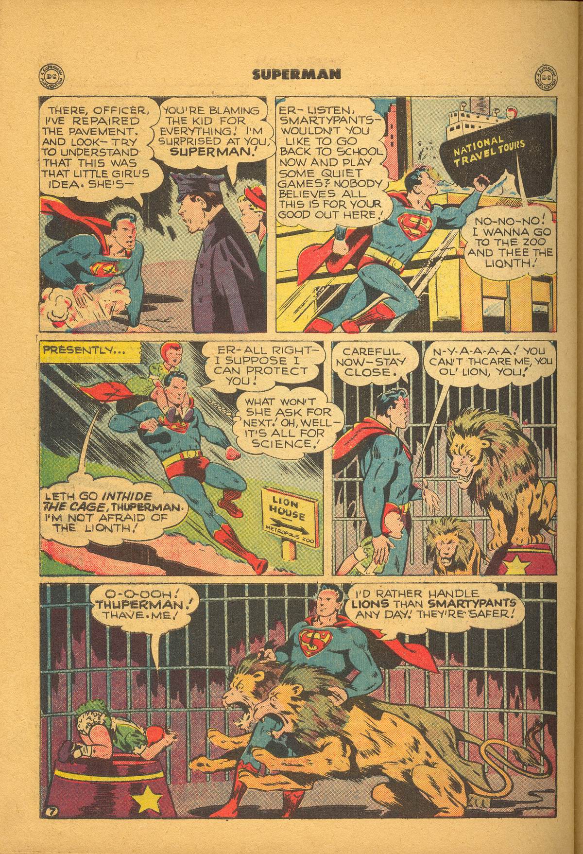 Read online Superman (1939) comic -  Issue #56 - 44