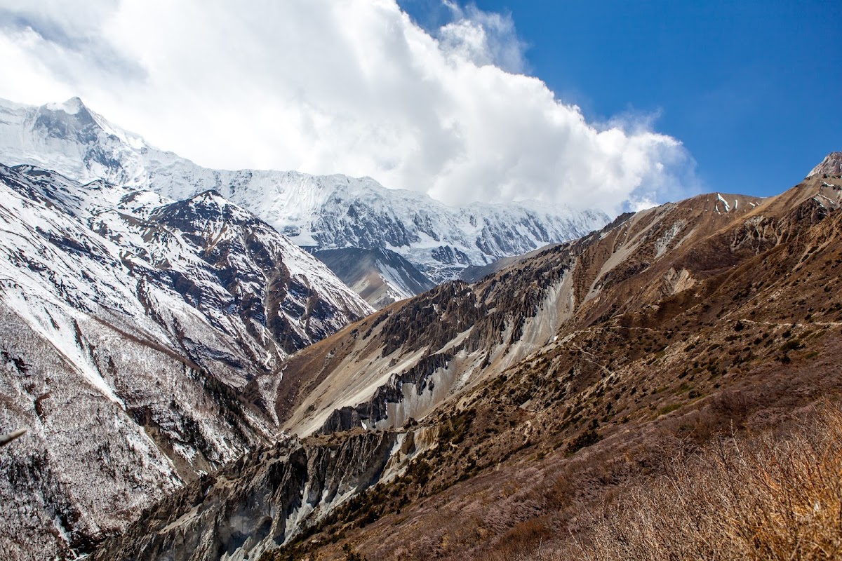200км по красно-белым черточкам.. Around Annapurna. март-апрель 2017