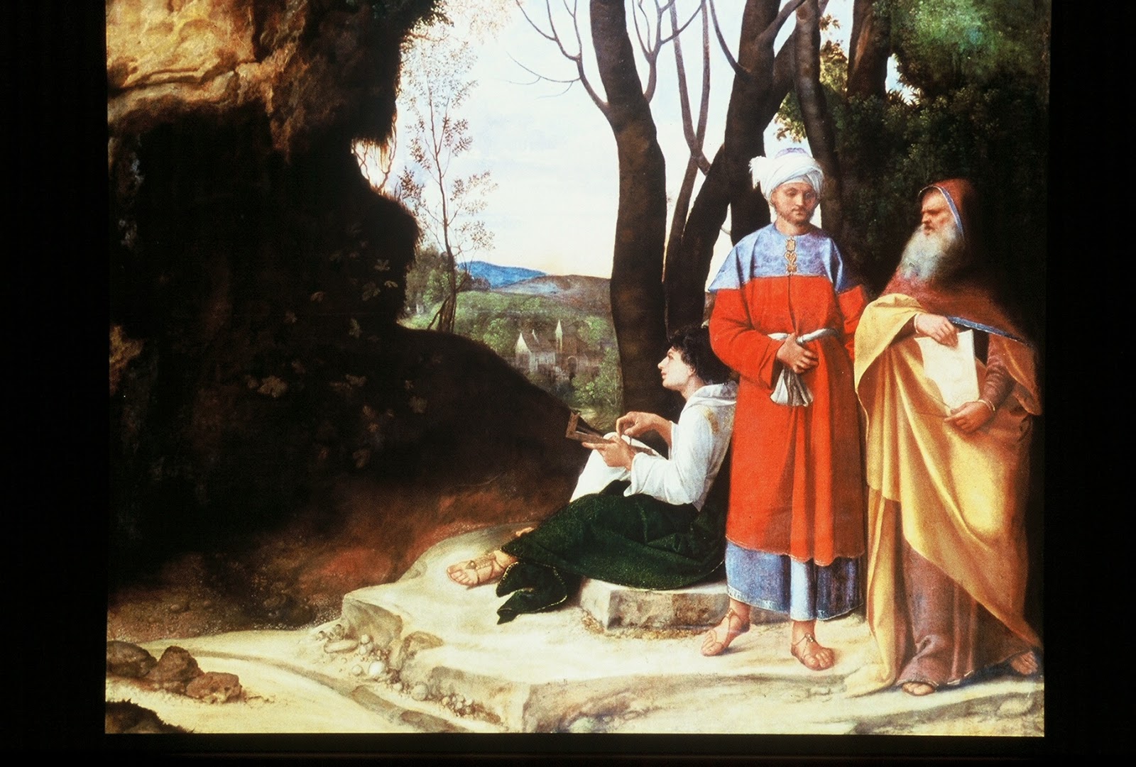 Джорджоне три философа картина