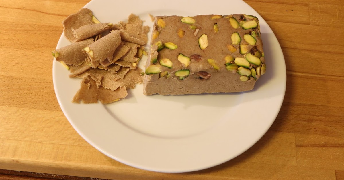ABC i Persisk mat Halvarde eller Halva Shekari Persian Fudge