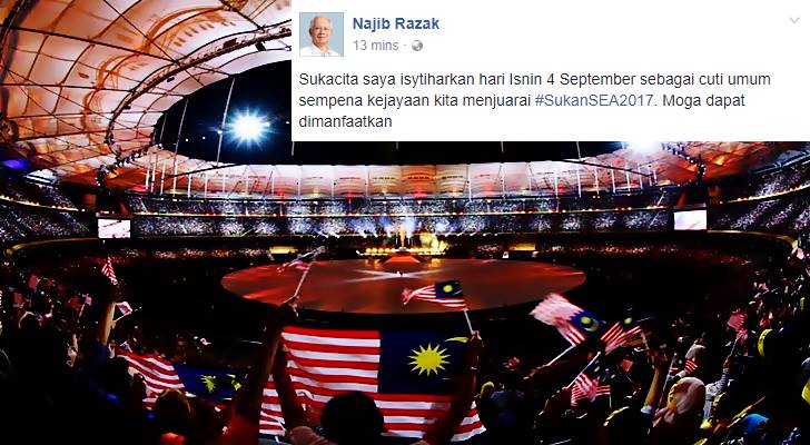 Laman Web Rasmi Smk Cochrane Perkasa Hari Isnin 4 September 2017 Cuti Umum Juara Sukan Sea