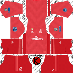 Real Madrid 2018/19 UCL Kit - Dream League Soccer Kits