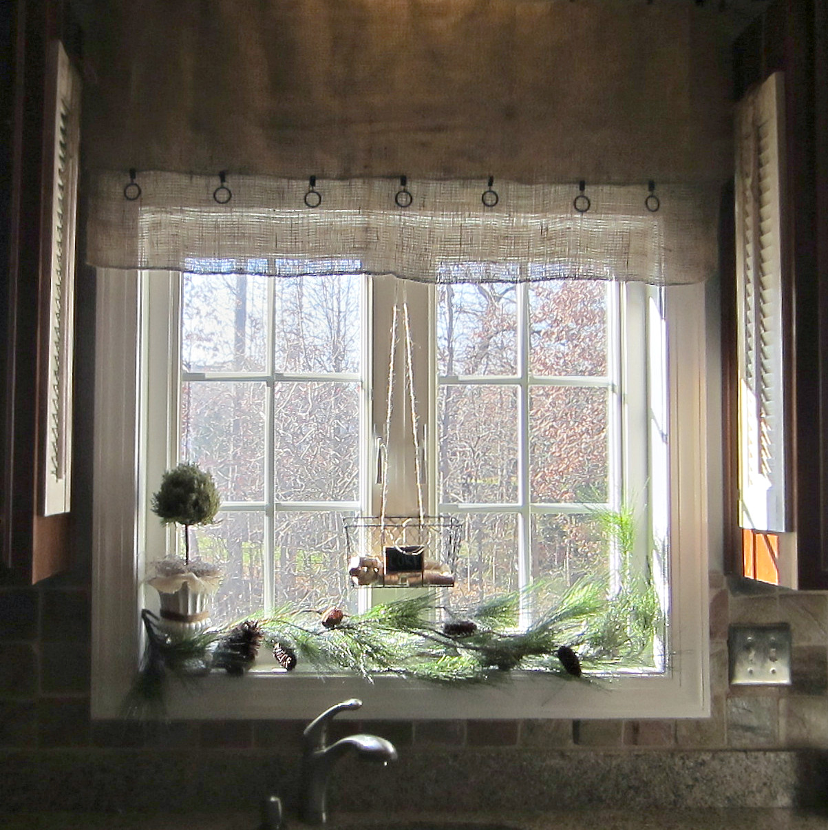 Down to Earth Style Kitchen Window Storage