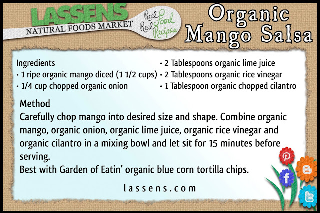 lassensloves.com, Lassen's, Organic+Mango+Salsa, Mango+Salsa