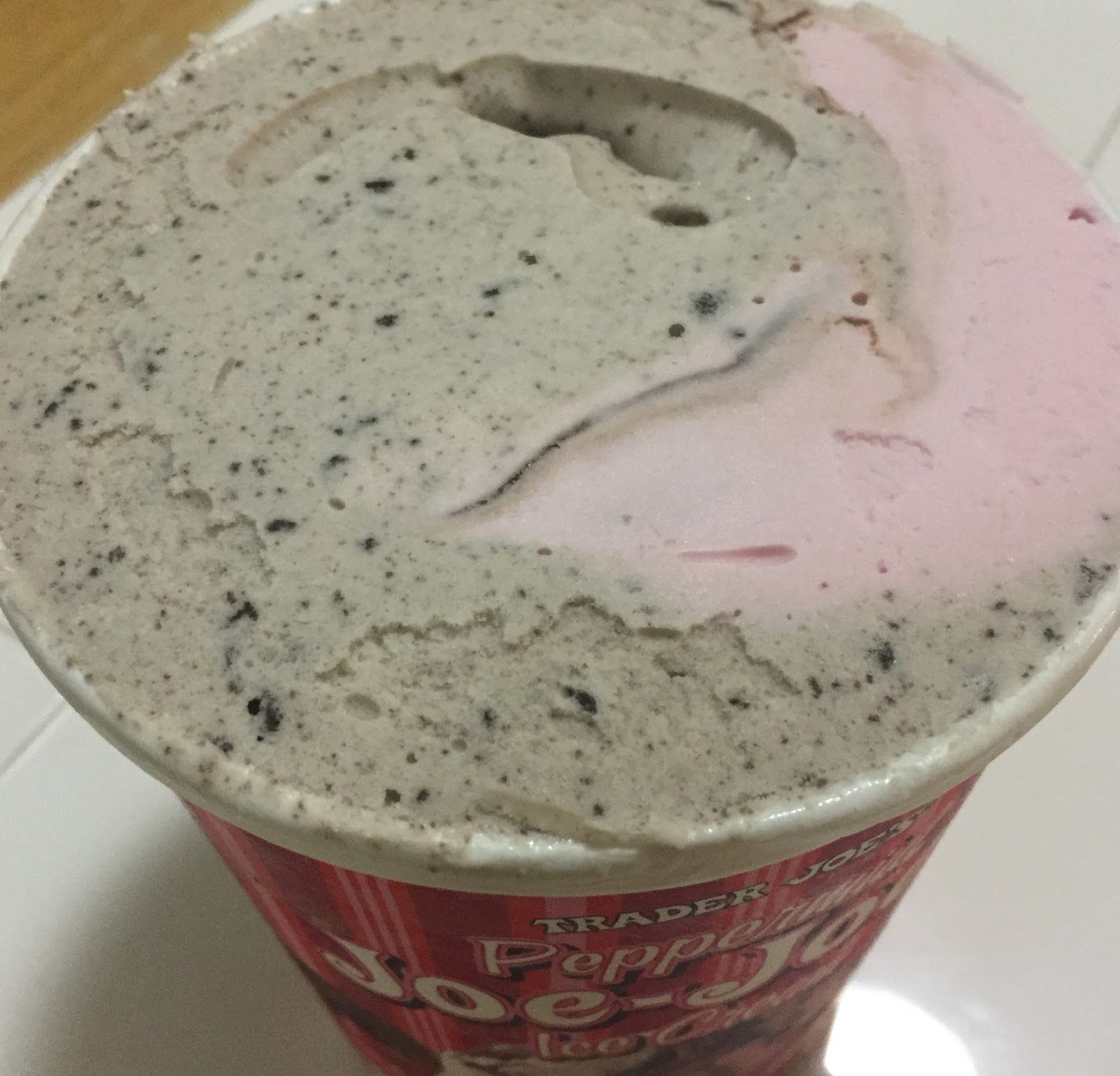 Trader Joe's Peppermint Joe Joe's Ice Cream