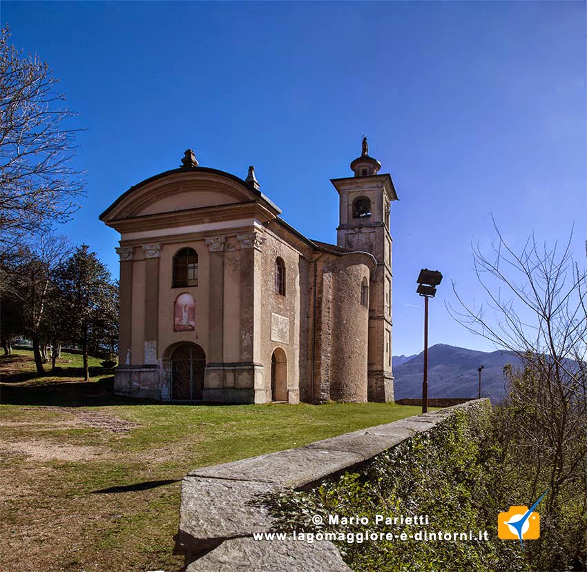 La chiesa di san Salvatore nella frazione di Borgnana La chiesa di san Salvatore nella frazione di Borgnana
