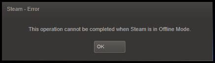 Out of Lives: How To: Steam Offline Mode