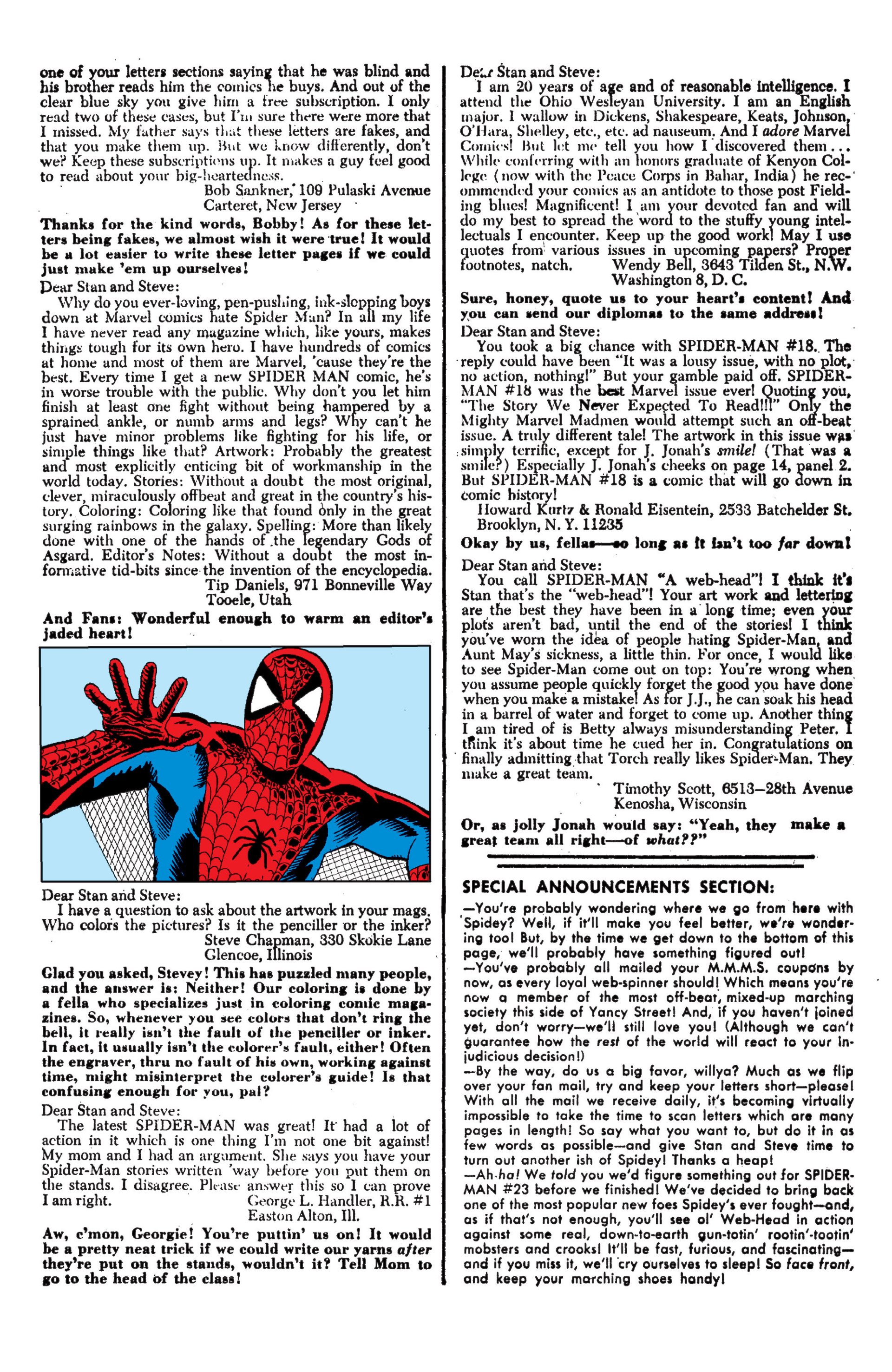 Read online The Amazing Spider-Man (1963) comic -  Issue #22 - 23
