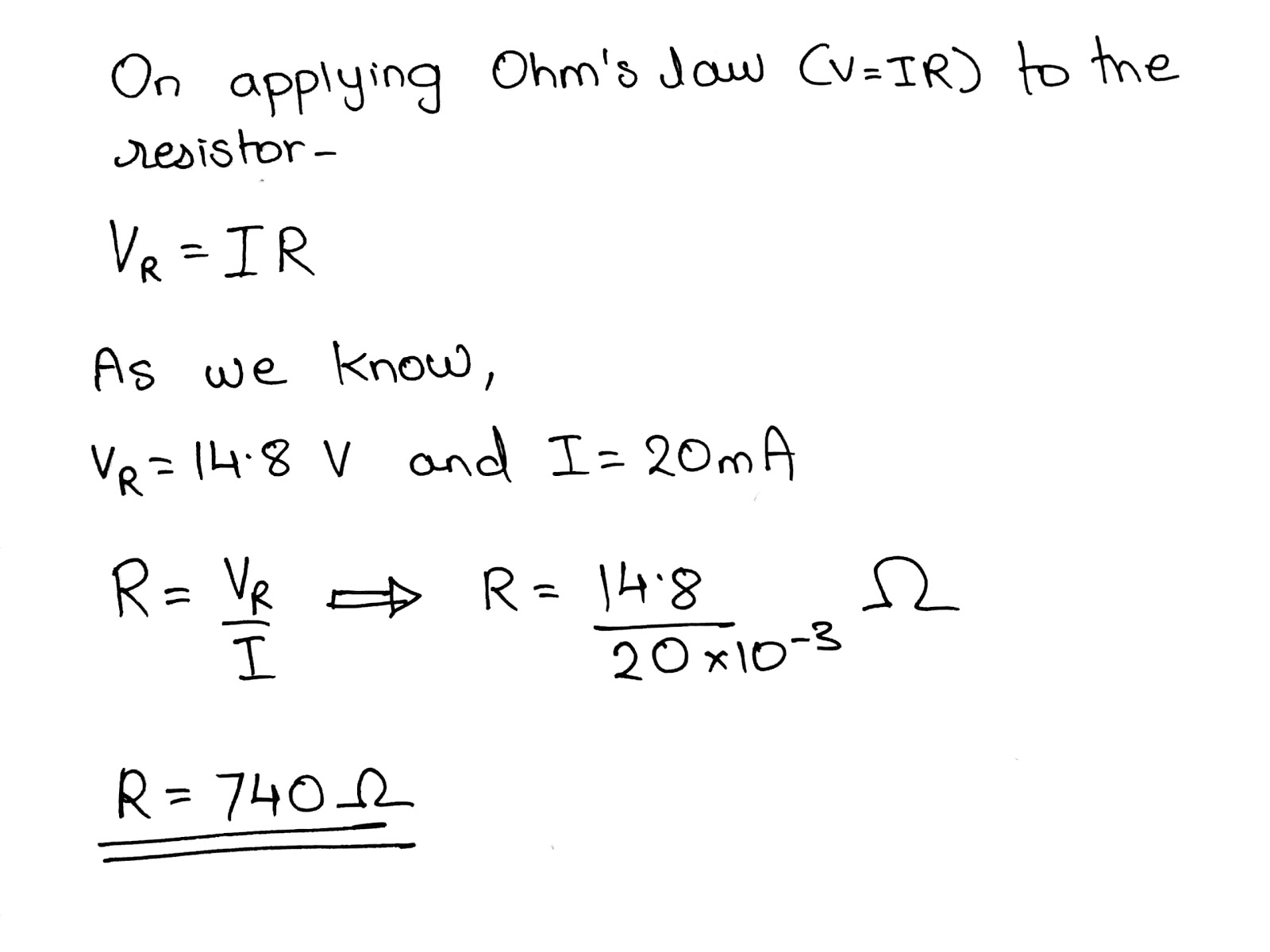 Current Limiting Resistors