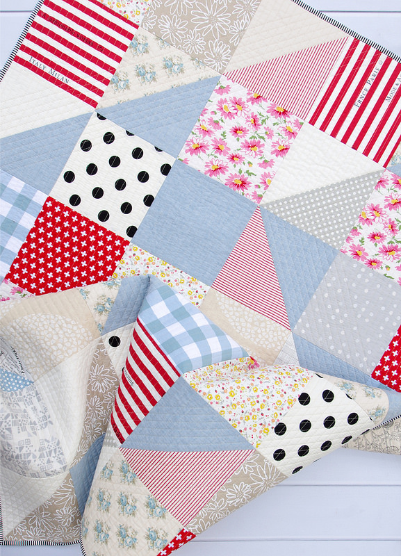 Red Pepper Quilts A Big Block Half Square Triangle Quilt