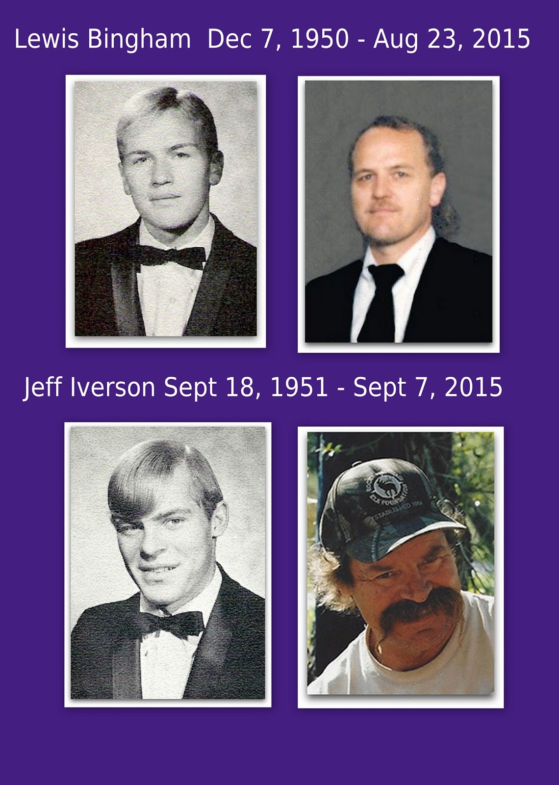 Box Elder High School Class of 1969 August September Memorials