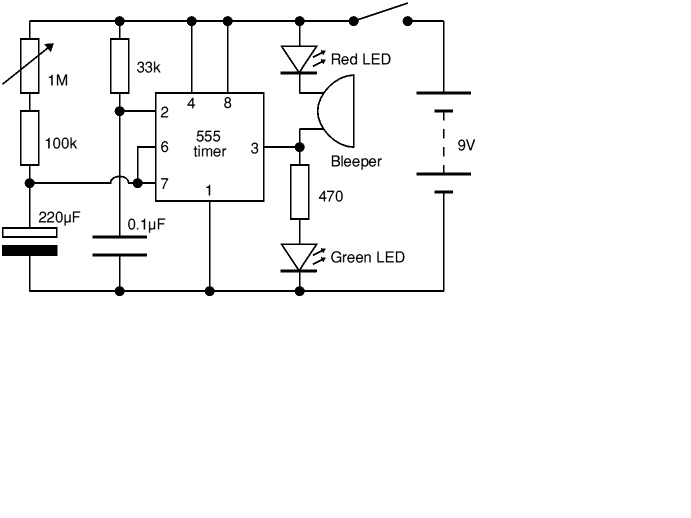 * Adjustable 10 minute timer schematic Graetz
