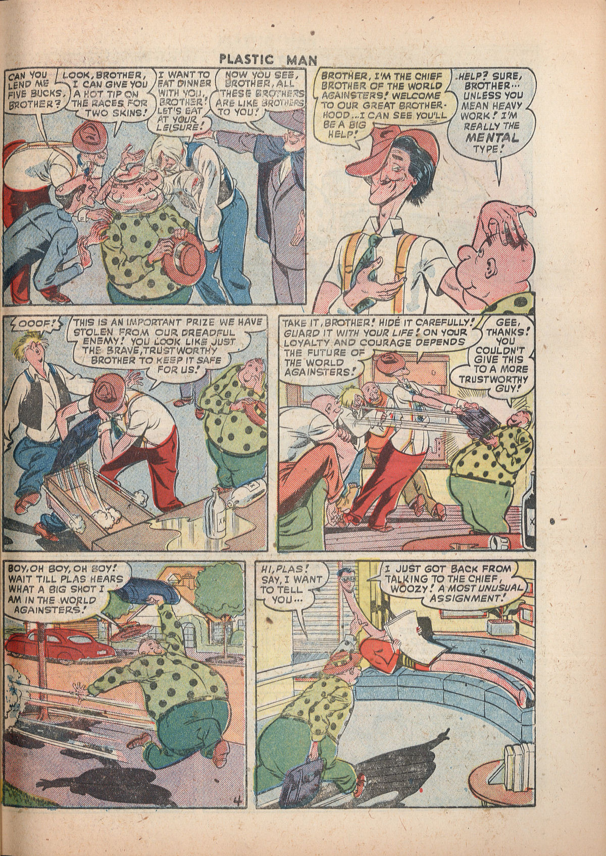 Read online Plastic Man (1943) comic -  Issue #15 - 39