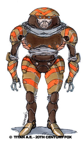 Living Lines Library: Titan A.E. (2000) - Concept Art