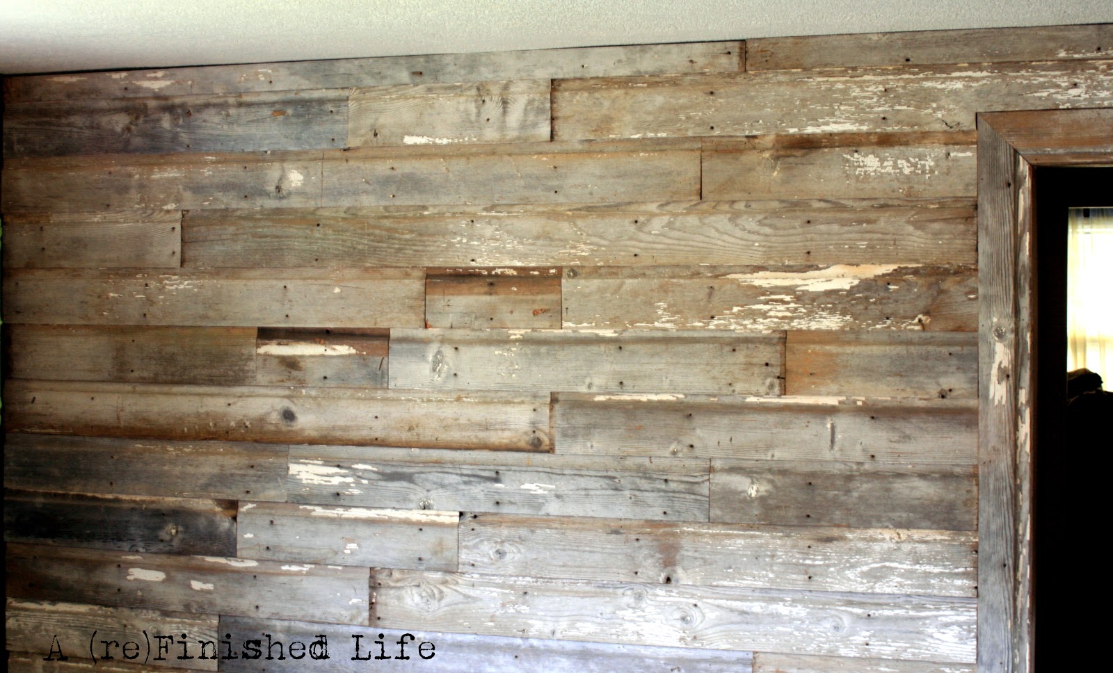 A Refinished Life Barn Wood Accent Wall