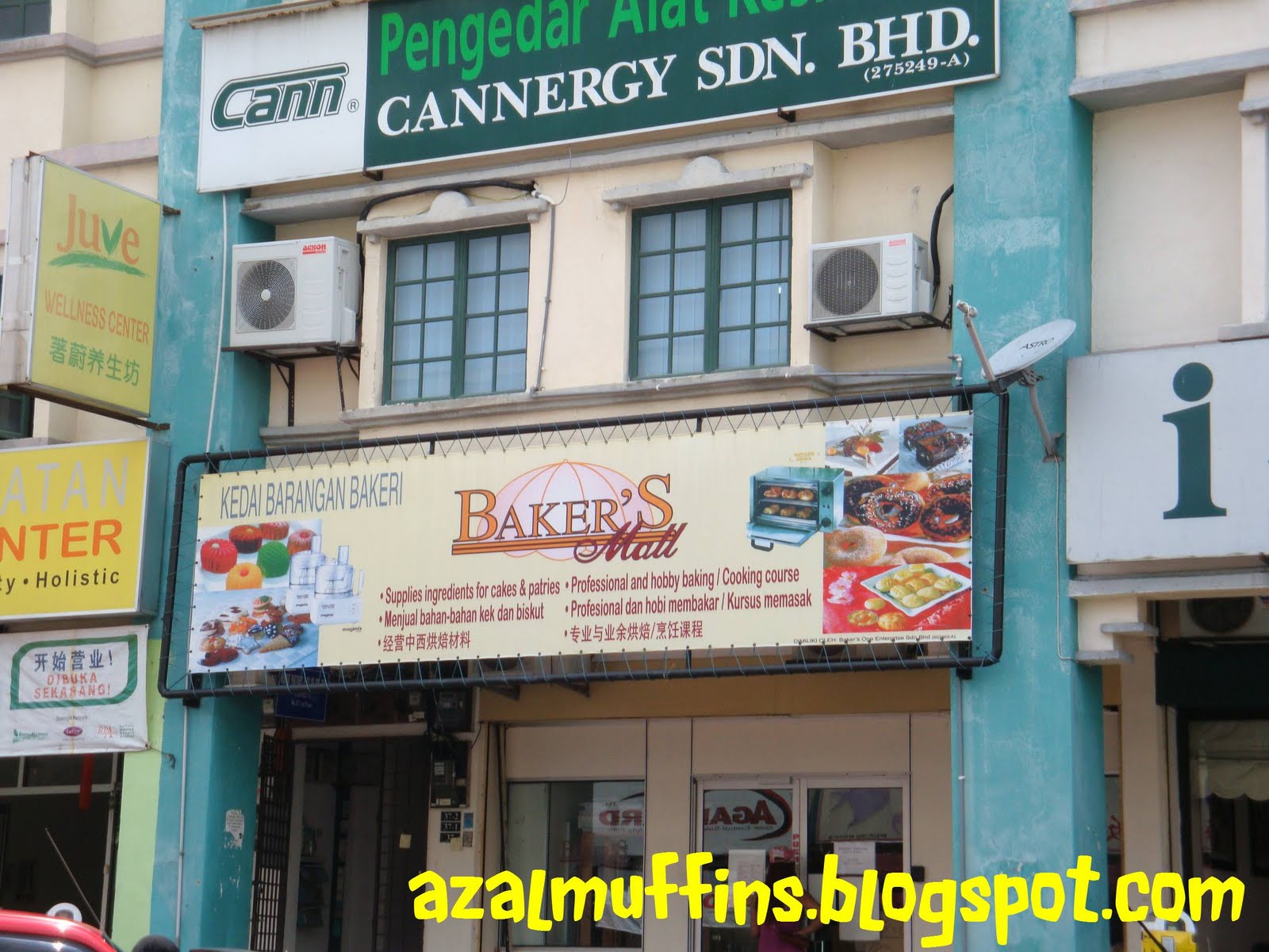 Kedai Bakeri di Seremban. Azal Muffins & Cake House