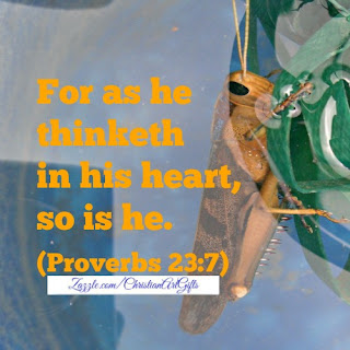 For as he thinketh in his heart, so is he Proverbs 23:7