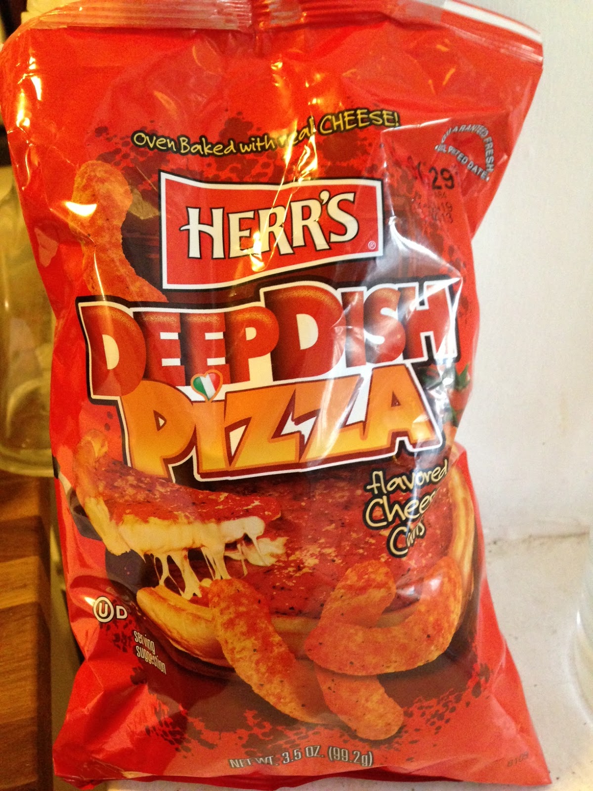 novelty chips herr's cheese curls 2/5 and 3/5