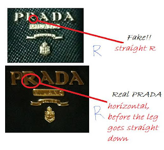 how to tell a real prada purse