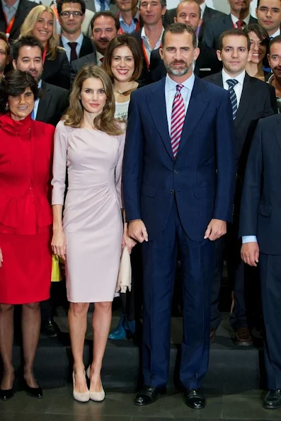 Prince Felipe and Princess Letizia attended the StartUp Competition awards in Madrid