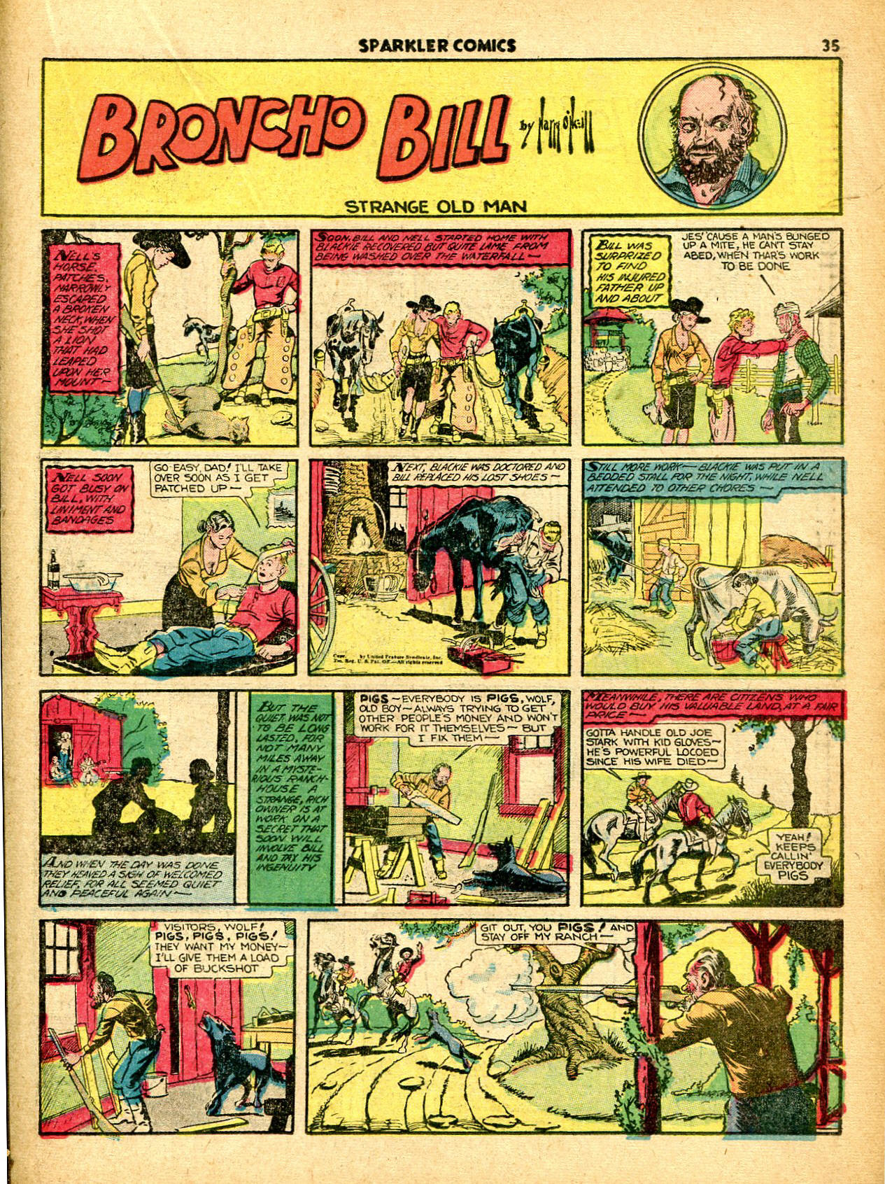 Read online Sparkler Comics comic -  Issue #18 - 37
