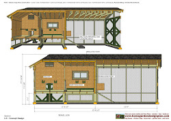 chicken plans m202 coop construction build