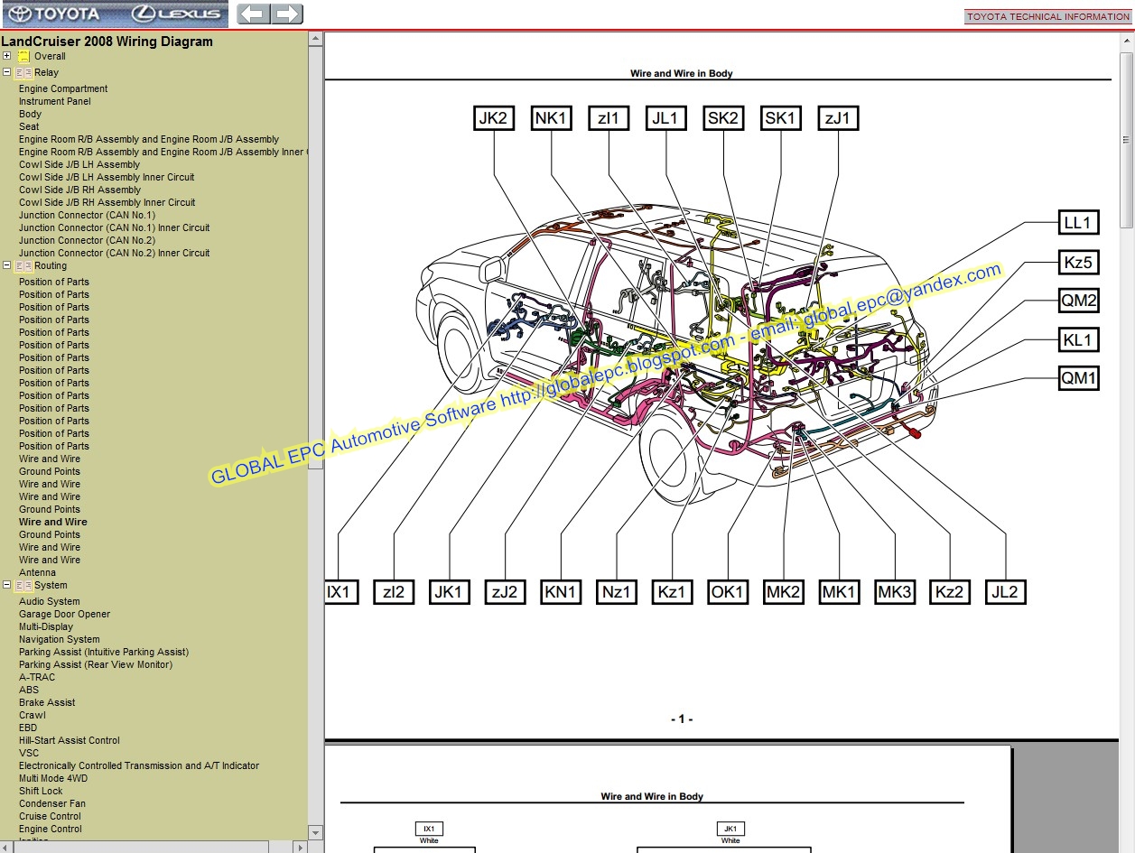 AUTO MOTO REPAIR MANUALS: TOYOTA LAND CRUISER 200 WORKSHOP REPAIR
