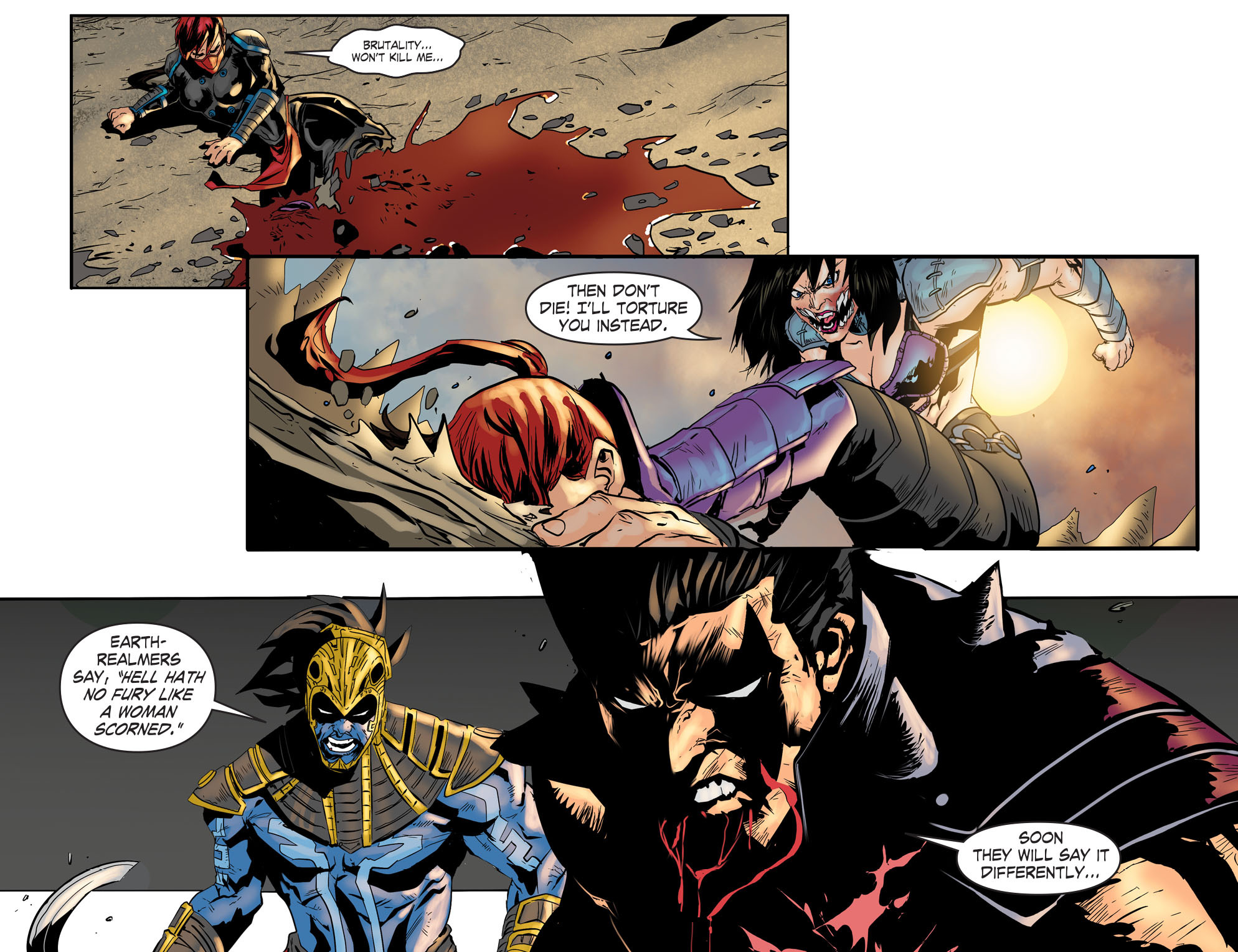 Read online Mortal Kombat X [I] comic -  Issue #26 - 11