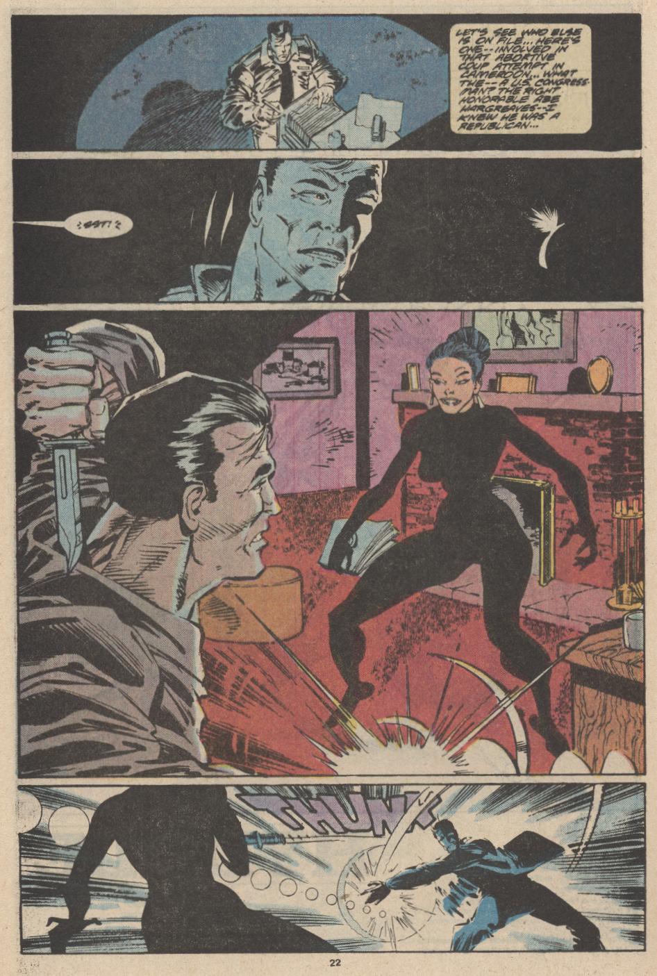 Read online The Punisher (1987) comic -  Issue #22 - Ninja Training Camp - 18