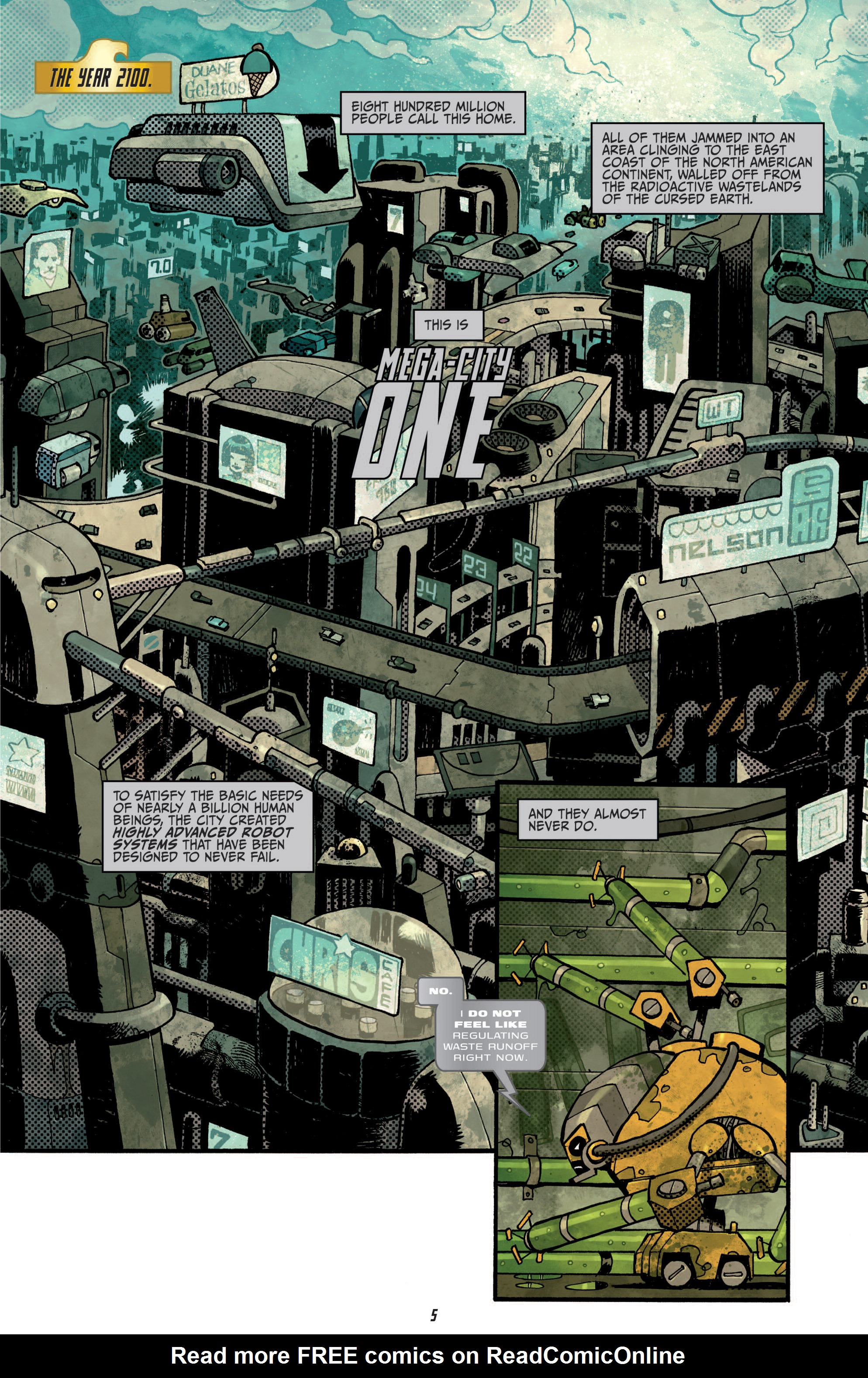 Read online Judge Dredd (2012) comic -  Issue # _TPB 1 - 5