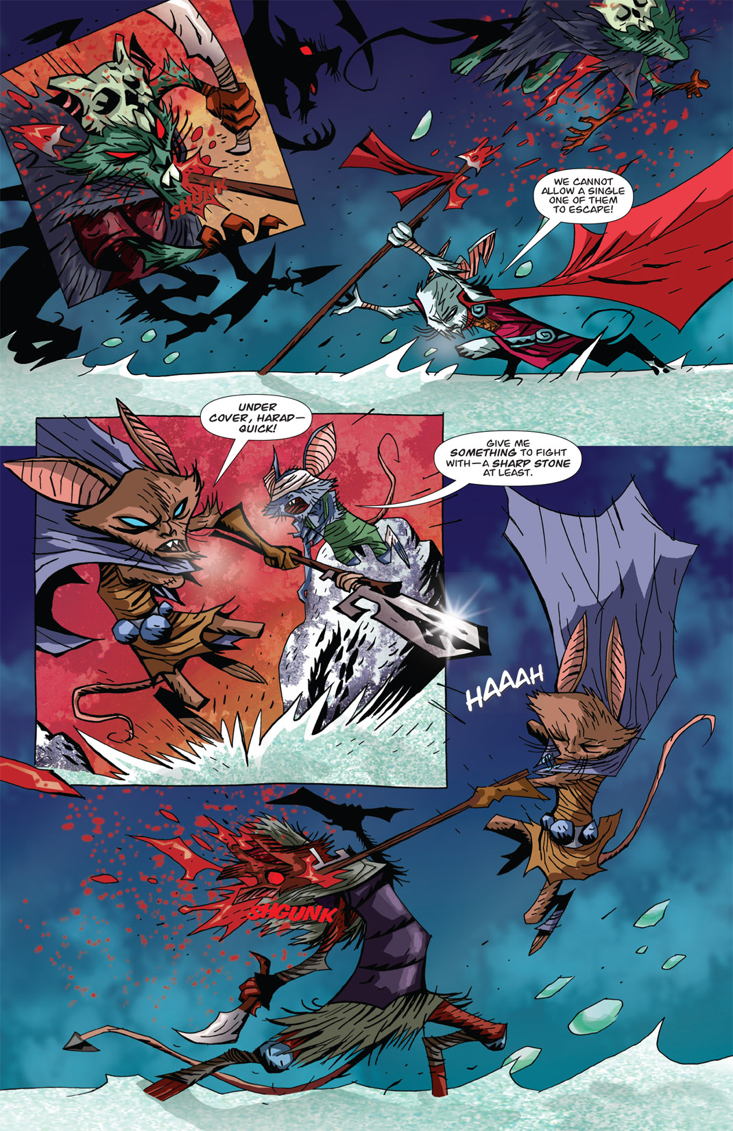 Read online The Mice Templar Volume 3: A Midwinter Night's Dream comic -  Issue #7 - 10
