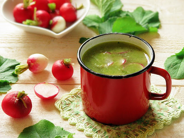 Potage aux fanes de radis recette anti-gaspillage - cuisiner les fanes
