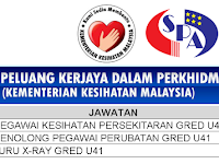Kekosongan Jawatan di Kementerian Kesihatan Malaysia - Pelbagai Jawatan