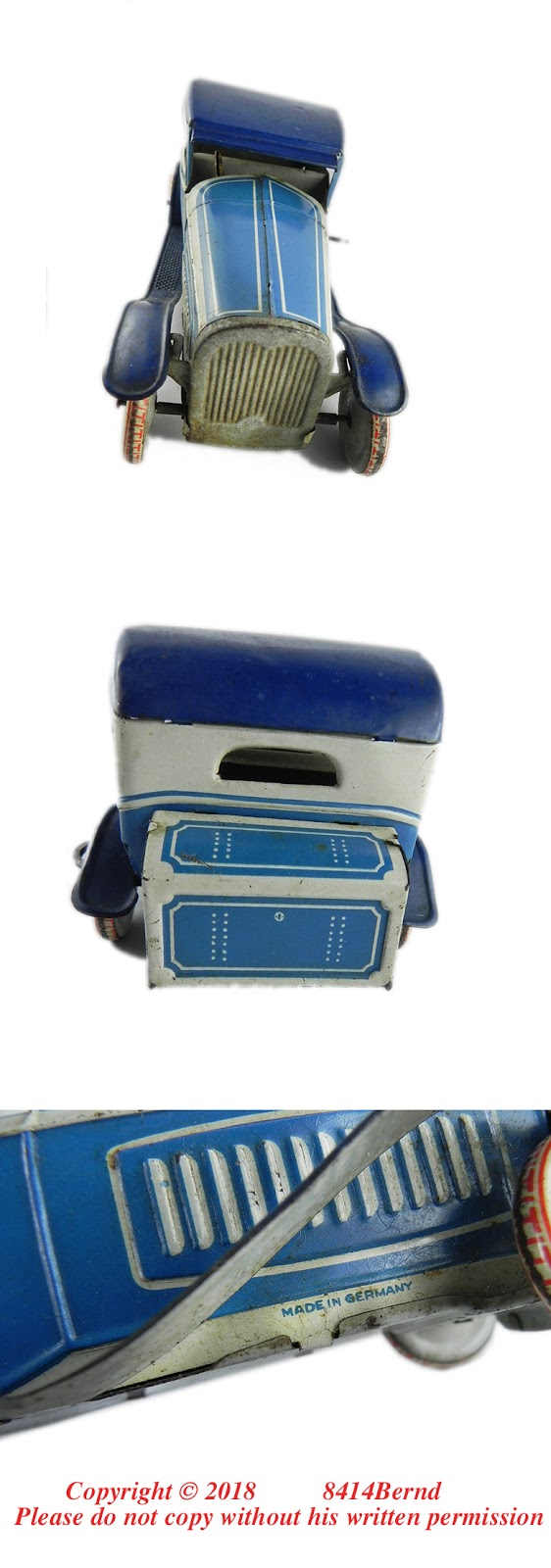 Old Antique Toys: More Unidentified Fine Wind-up Car Toys