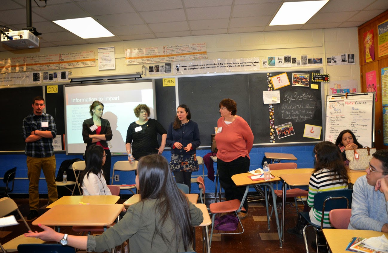 Lauren Likes to Draw High School Career Day a Graphic Designer