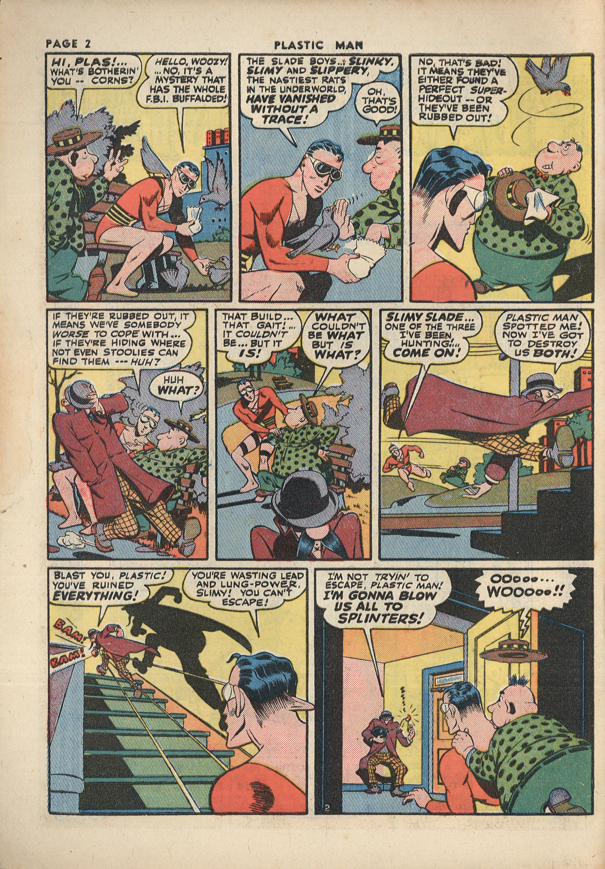 Read online Plastic Man (1943) comic -  Issue #2 - 4