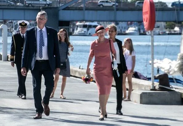 Danish Queen Margrethe visited City Harbor in Sønderborg. The Queen was welcomed by Mayor Erik Lauritzen