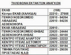 Tηλέφωνα πρώτης ανάγκης