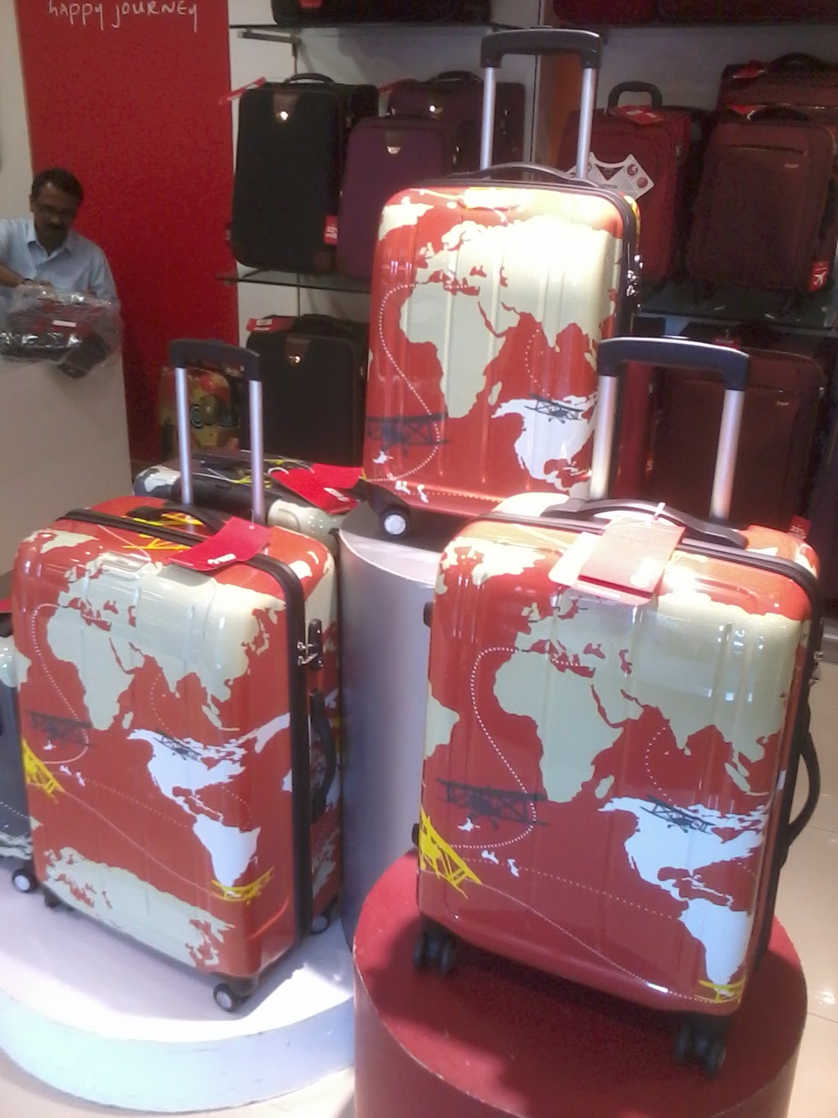 JUST VAGABOND VIP Navigator Series luggage the all new Printed PC