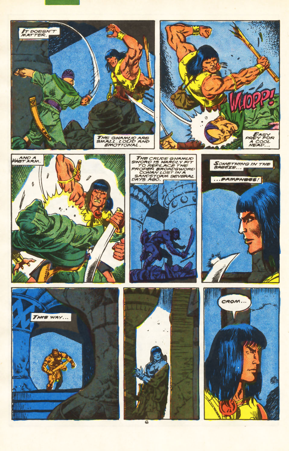 Read online Conan the Barbarian (1970) comic -  Issue #213 - 6