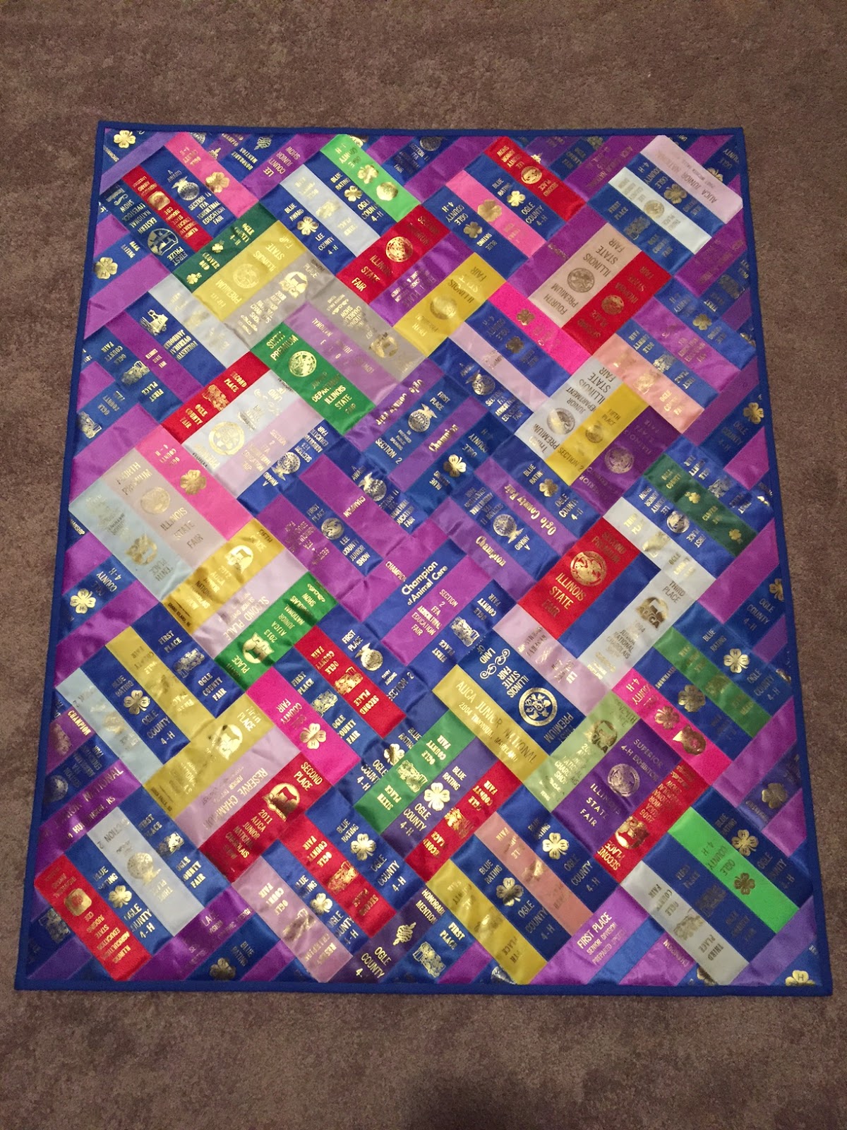 Carrie On The Prairie Emily's Ribbon Quilt