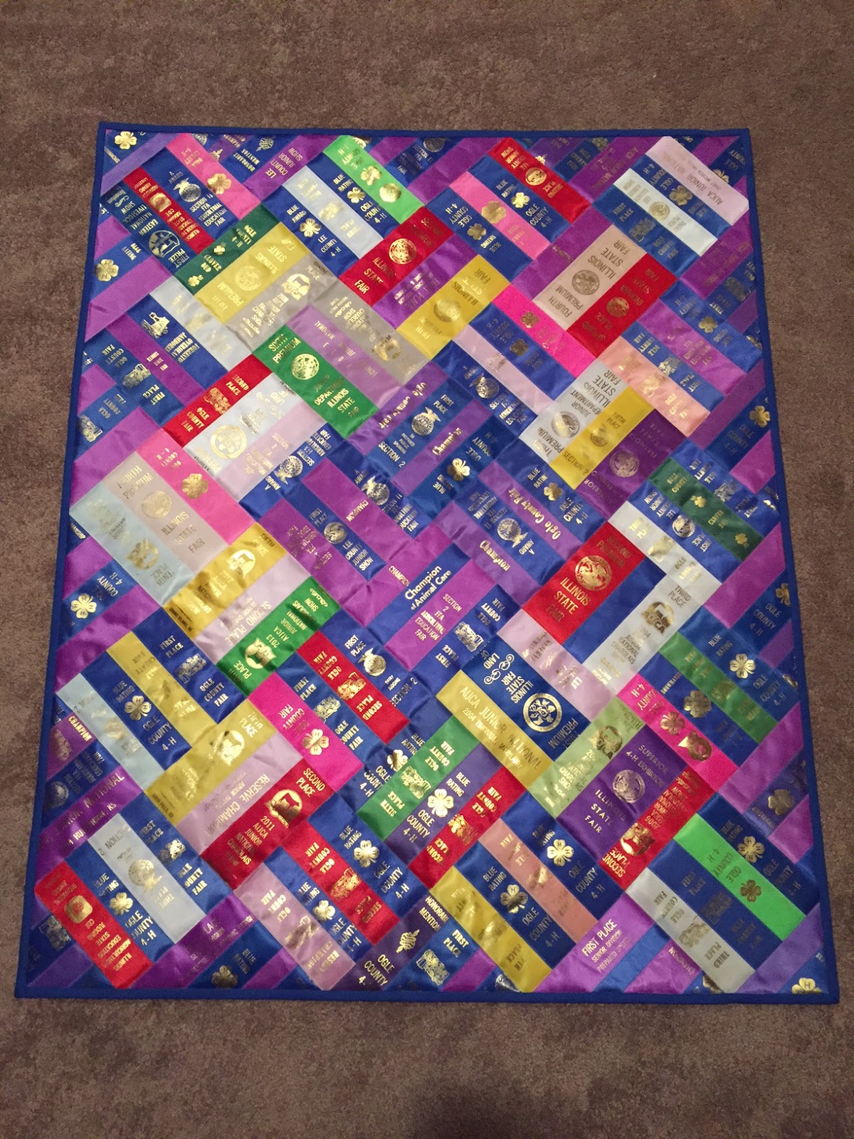 Carrie On The Prairie: Emily's Ribbon Quilt