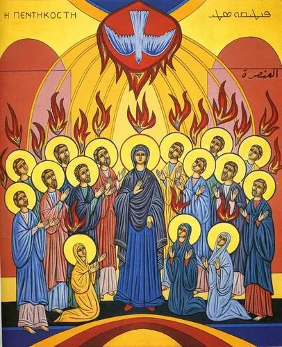 La venida del Espíritu Santo en Pentecostés - Material y artículo de CatecismoParaNinos.blogspot.com