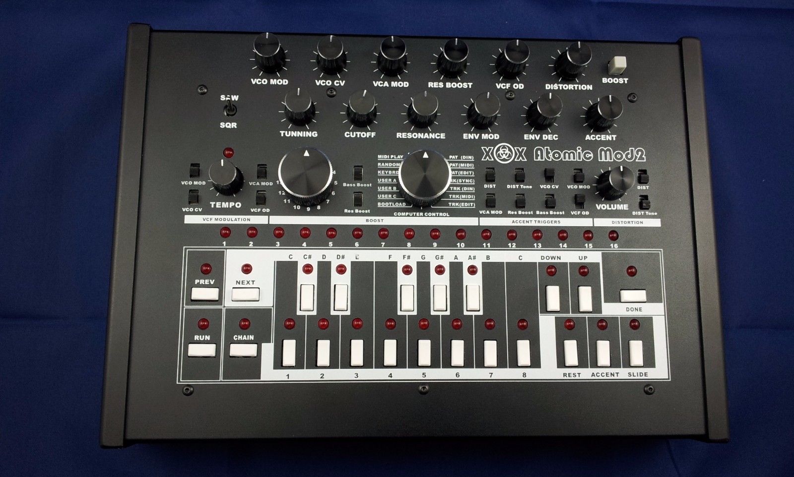 MATRIXSYNTH x0xb0x Atomic Mod II unassemble DIY kit for xoxbox